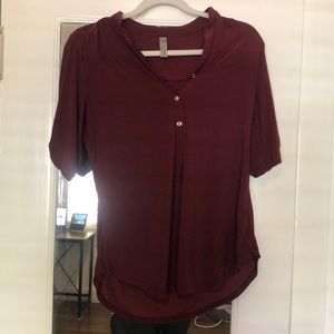 Burgundy top worn a few times
